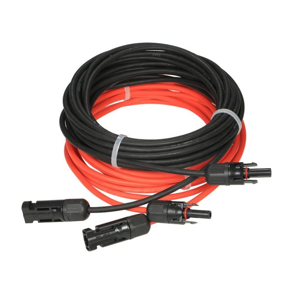Cable Solar 10 metros con conectores mc4
