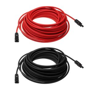 Cable Solar 20 metros con conectores mc4