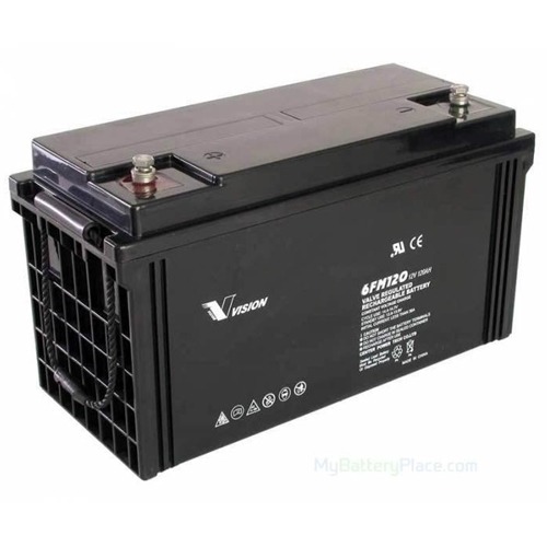 Bateria AGM 120Ah 12V Vision ZX Solartex Chile