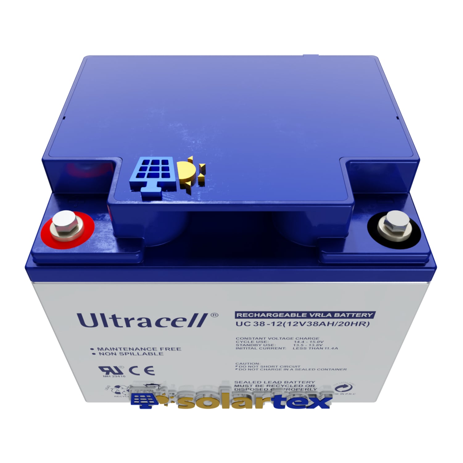 Batería de AGM 12 Voltios 40Ah UltraCell UPS UHR40-12
