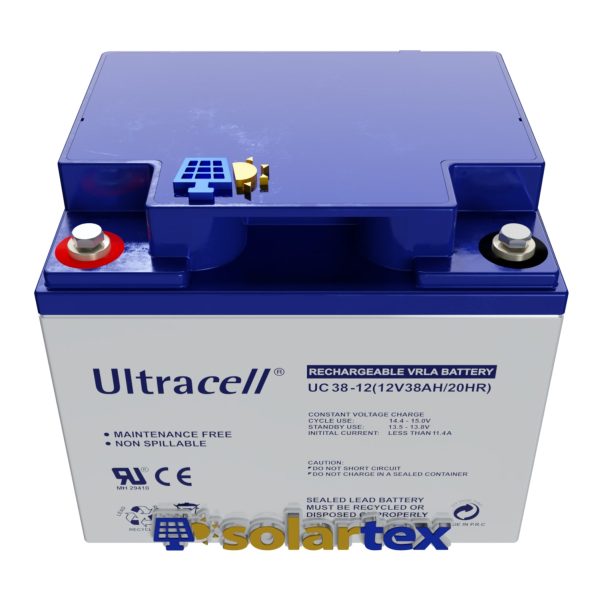 Batería de AGM 12 Voltios 40Ah UltraCell UPS UHR40-12