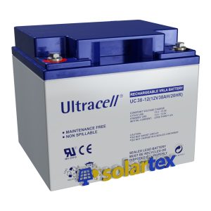 Batería de AGM 12 Voltios 40Ah UltraCell UPS UHR40-12