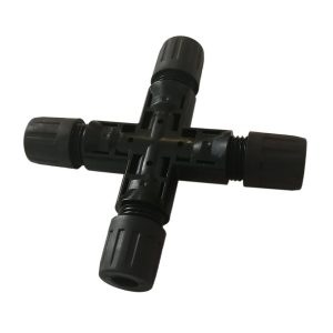 Conectores T4 en Cruz IP68 Interperie