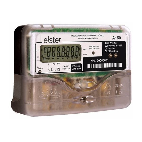 Medidor Bidireccional Monofasico Elster A150 - Imagen 2