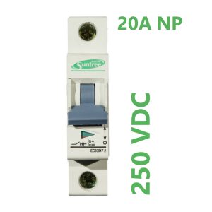 Breaker DC 250V 20A 1P NP Suntree
