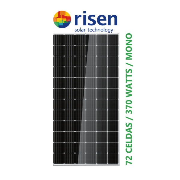 Panel Solar 370 Watts Risen Mono Perc