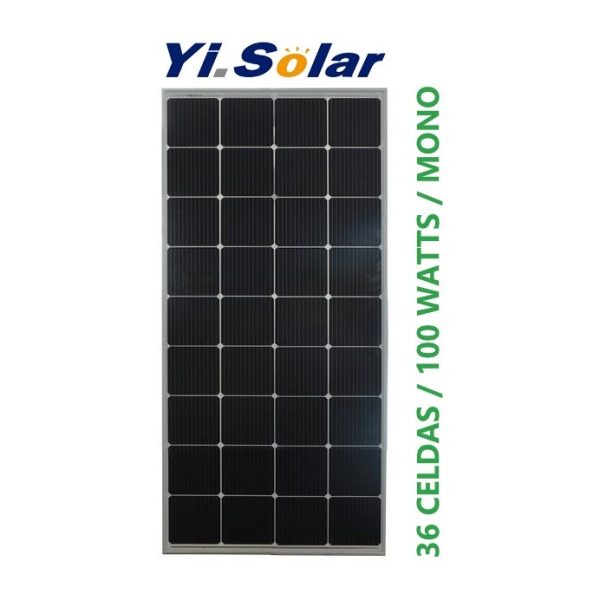 Panel Solar 100 Watts Yi.Solar Monocristalino