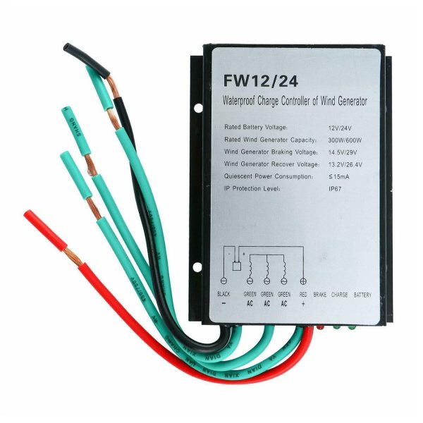 Generador Eólico 3 Aspas 400 Watts 12V - Imagen 7
