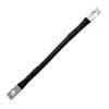 Cable puente AWG N°6 de 20cm con terminales para conexión de baterías