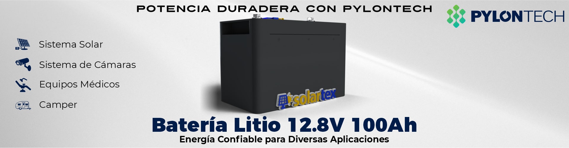 Batería de Litio 100ah 12V Pylontech