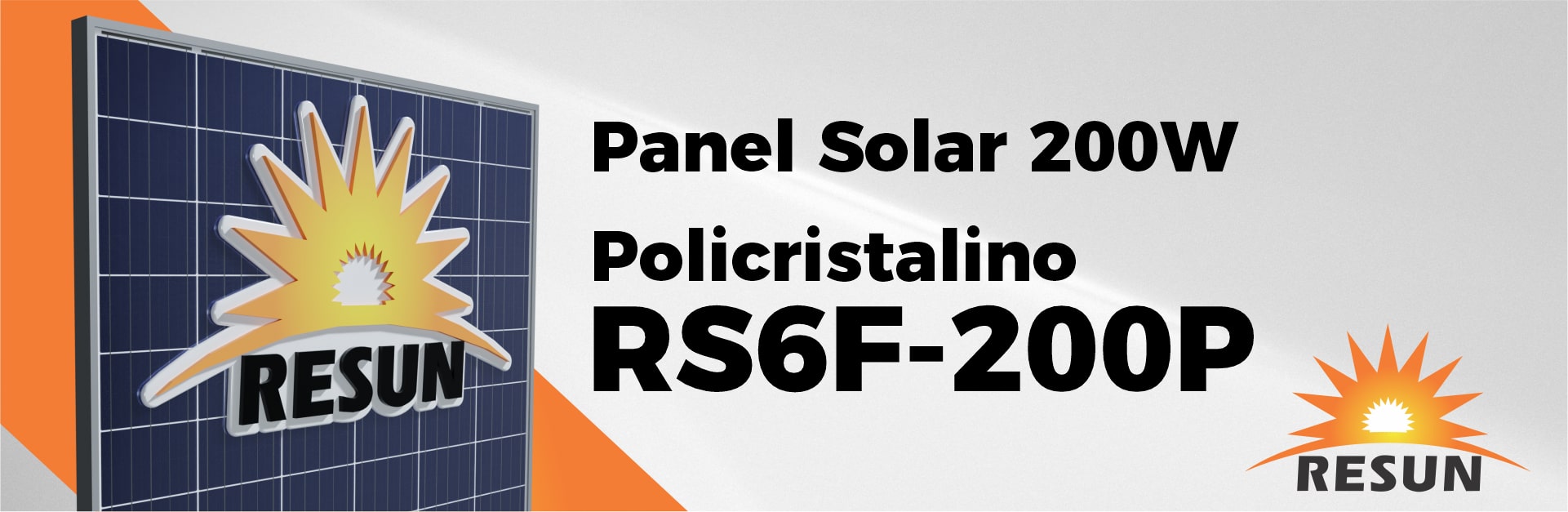 Panel Solar 200 Watts Policristalino RESUN