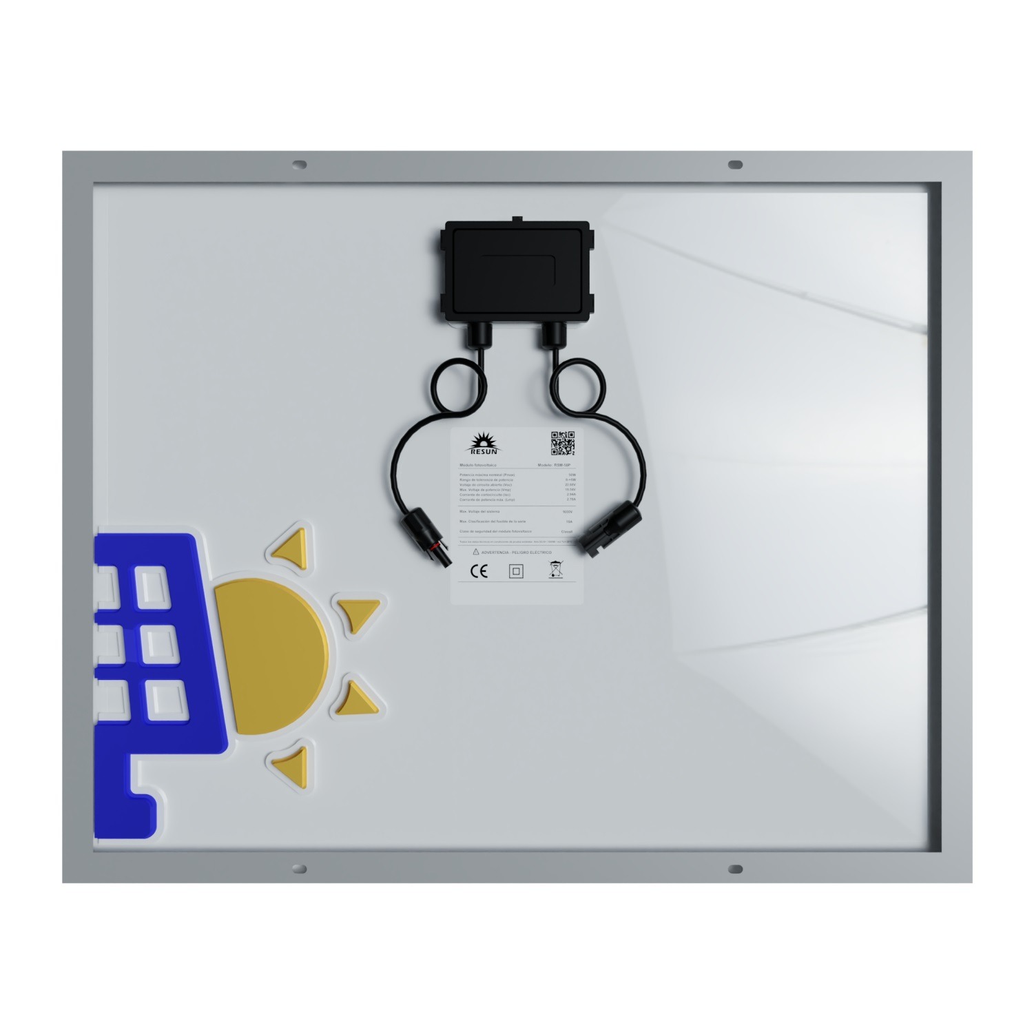 Panel Solar 50 Watts Policristalino RESUN