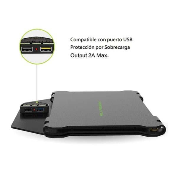 Panel Solar Plegable Portátil ETFE 5V-21W ALLPOWERS - Imagen 2