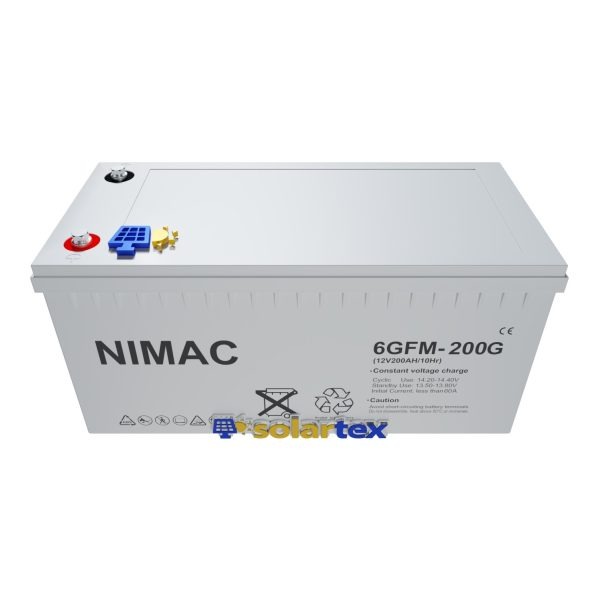 Batería de GEL 200Ah 12V Serie G Nimac - Imagen 2