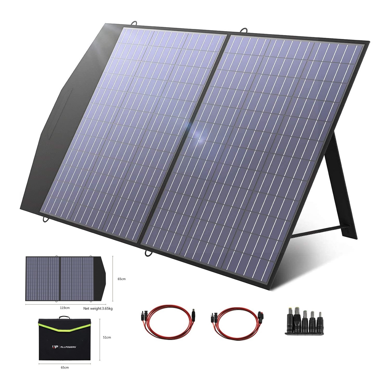 Panel Solar para Camara de Seguridad Cargador Solar Portatil con Puerto A  tipo C