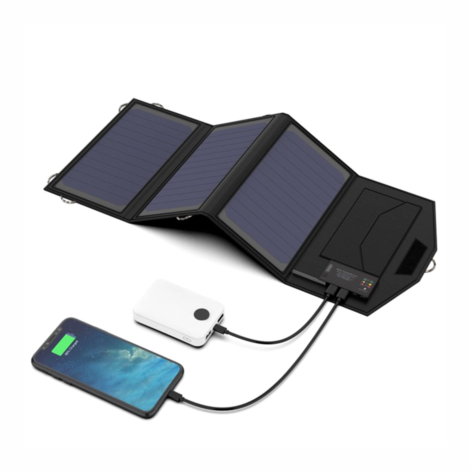 Power bank Solar Cargador Portátil JustPawa! 10.000mAh - Solartex