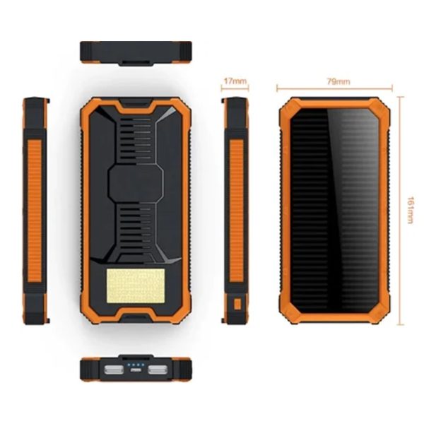 Power bank Solar Cargador Portátil JustPawa! 10.000mAh - Imagen 2
