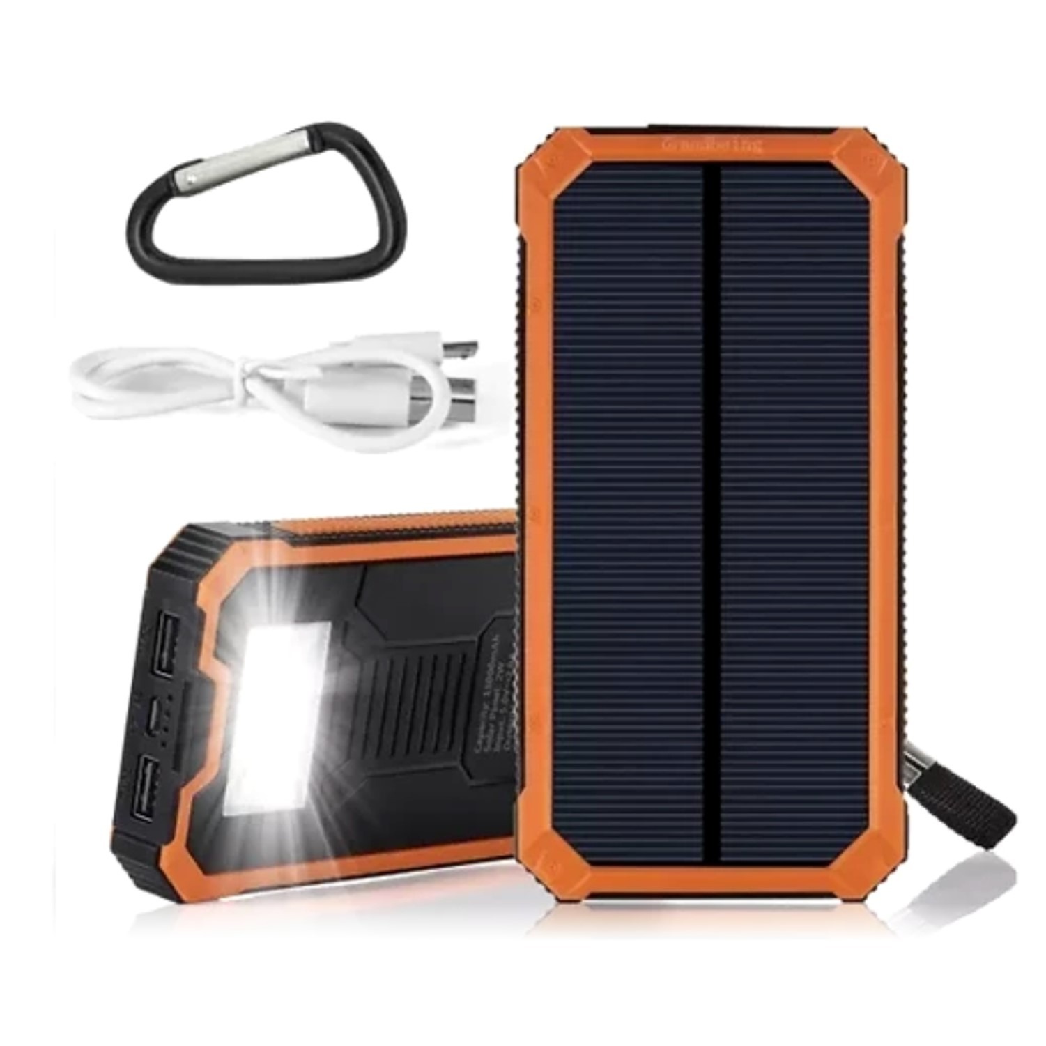 Power bank Solar Cargador Portátil JustPawa! 10.000mAh