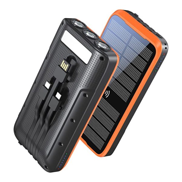 Power bank Solar Cargador Portátil JustPawa! 20.000mAh - Imagen 2