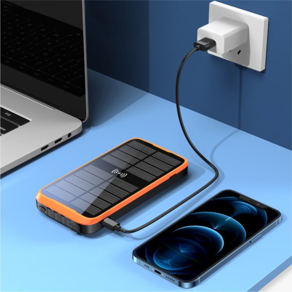 Power bank Solar Cargador Portátil JustPawa! 20.000mAh - Imagen 5