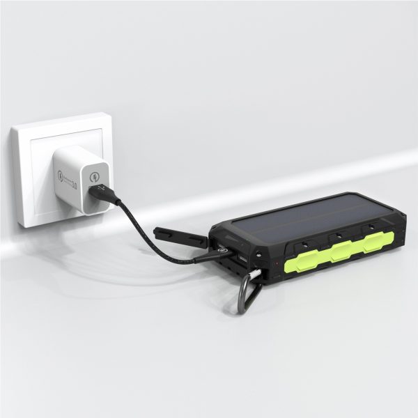 Power bank Solar Cargador Portátil JustPawa! 30.000mAh - Imagen 3
