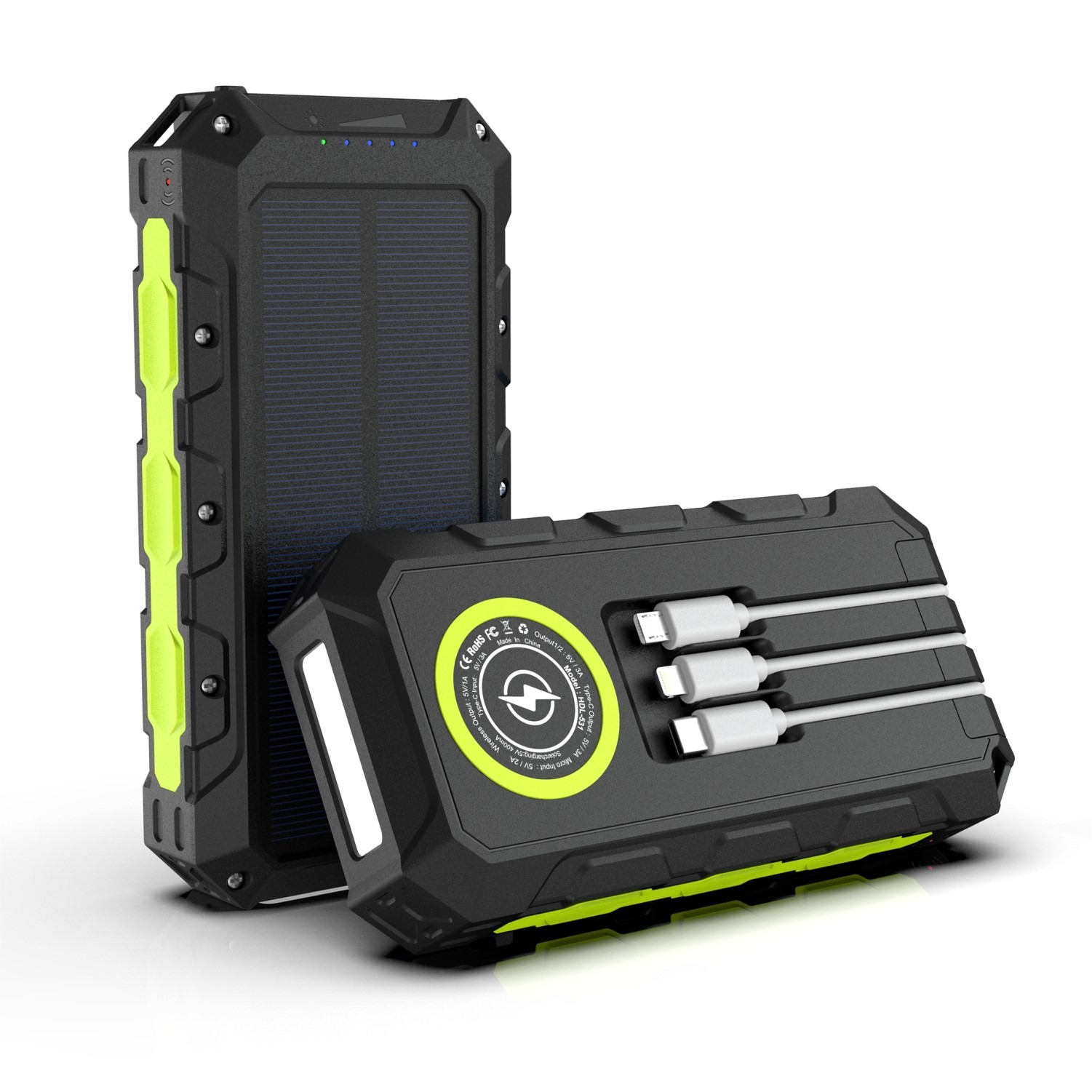 Power bank Solar Cargador Portátil JustPawa! 10.000mAh - Solartex