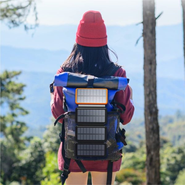 Power bank Solar Cargador Portátil Plegable JustPawa! 20.000mAh - Imagen 6