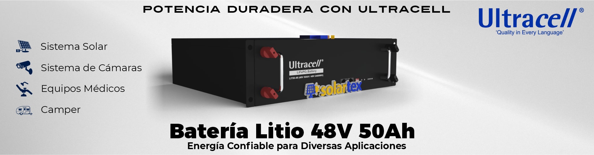 Batería de Litio 50Ah 48V Ultracell