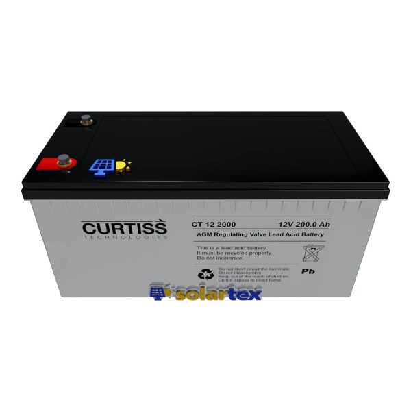 Batería de AGM 200Ah 12V Curtiss
