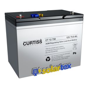 Batería de AGM 75Ah 12V Curtiss