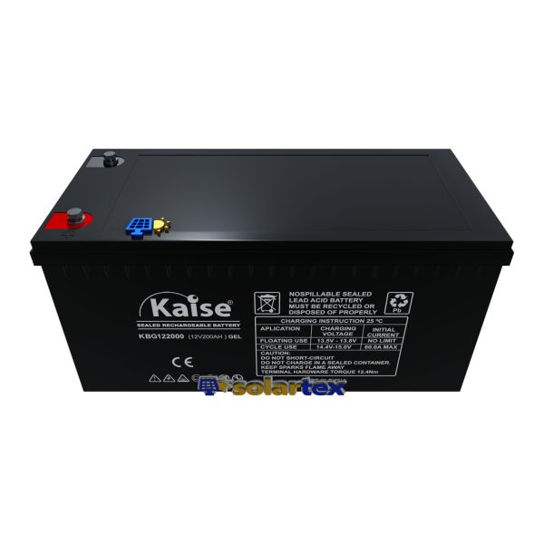 Batería de GEL 200Ah 12V Kaise