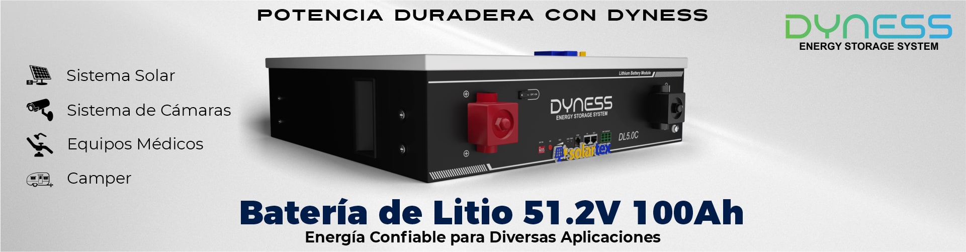 Batería de Litio 100Ah 51.2V DL5.0C DYNESS