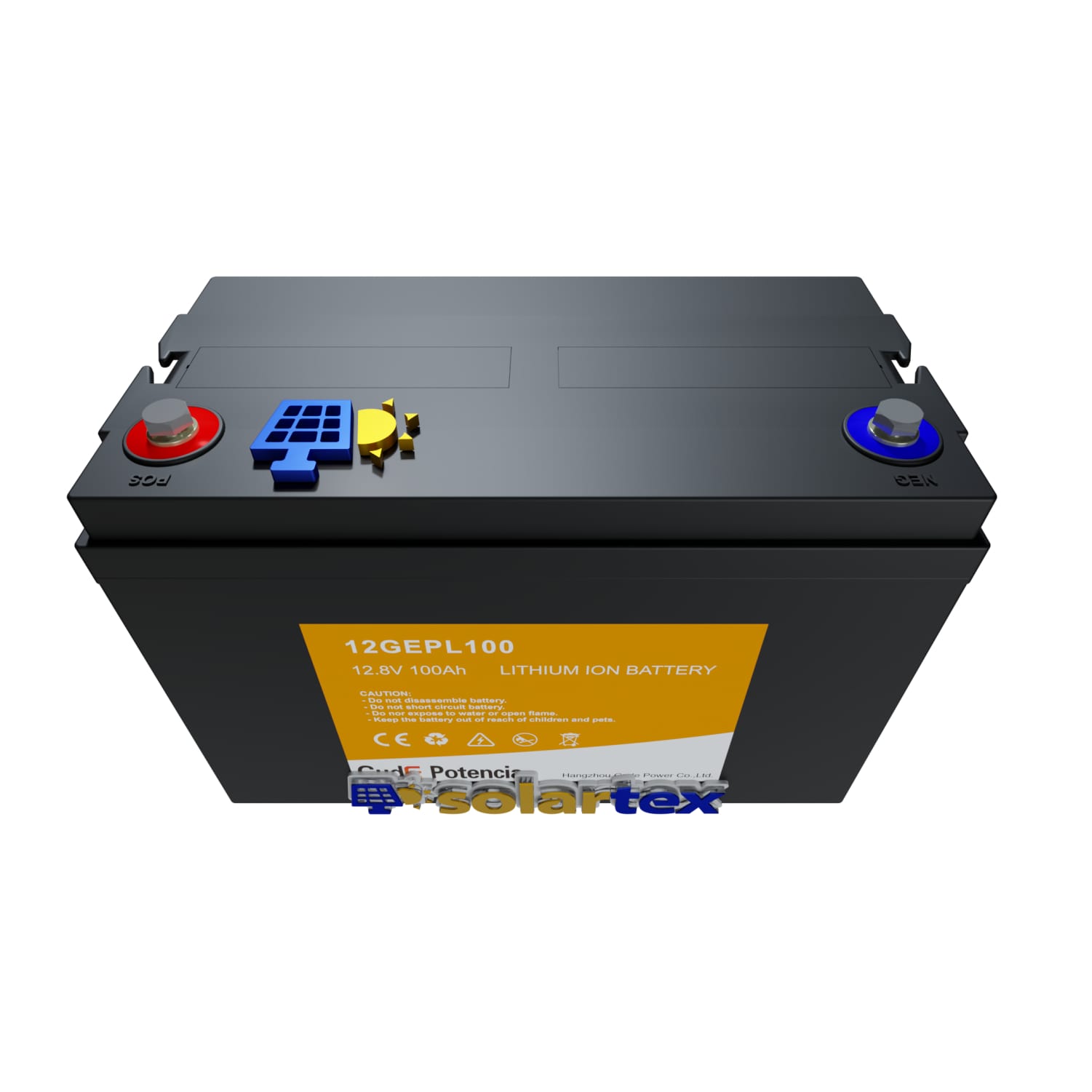 Batería de litio 100Ah 12.8V GUDE POTENCIA