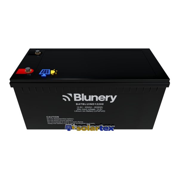 Batería de litio 200Ah 12V-STD LFP BLUNERY
