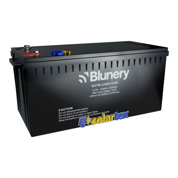Batería de litio 200Ah 12V-STD LFP BLUNERY