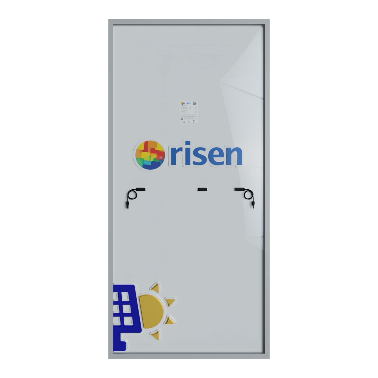 Panel Solar Bifacial 610 Watts TOPCon Risen