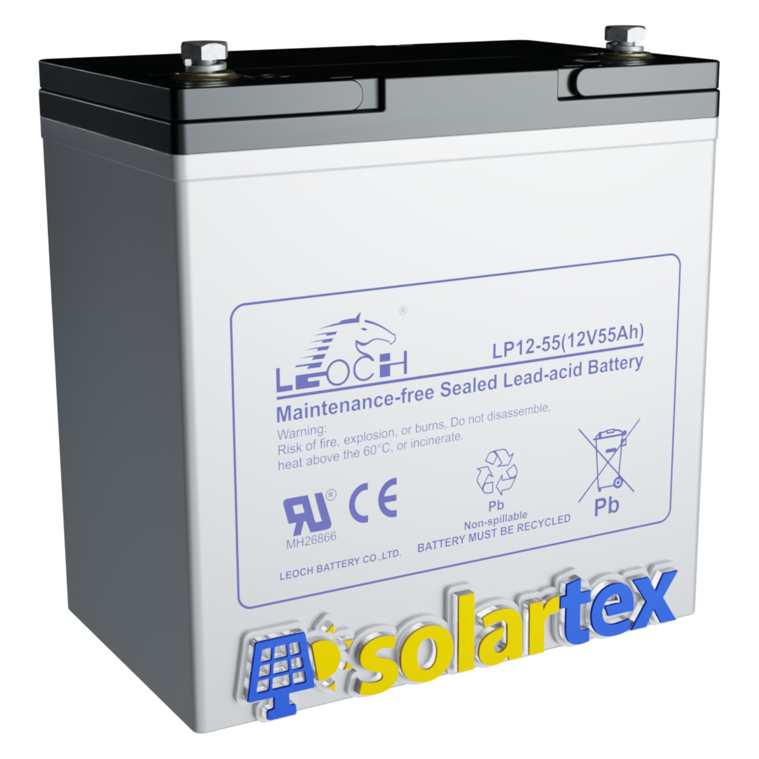 Batería AGM 55Ah 12V - LEOCH
