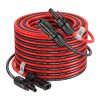 Extension Solar 20 mts 4mm con conectores mc4 ambos extremos