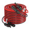 Extension Solar 20 mts 6mm con conectores mc4 ambos extremos